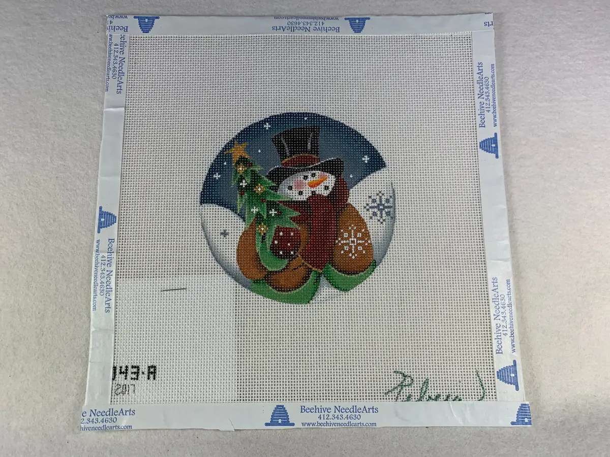 Rebecca Wood 1043A Snowman Tree 1