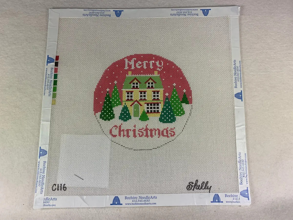 Shelly Tribbey Designs C116 Merry Christmas House 1