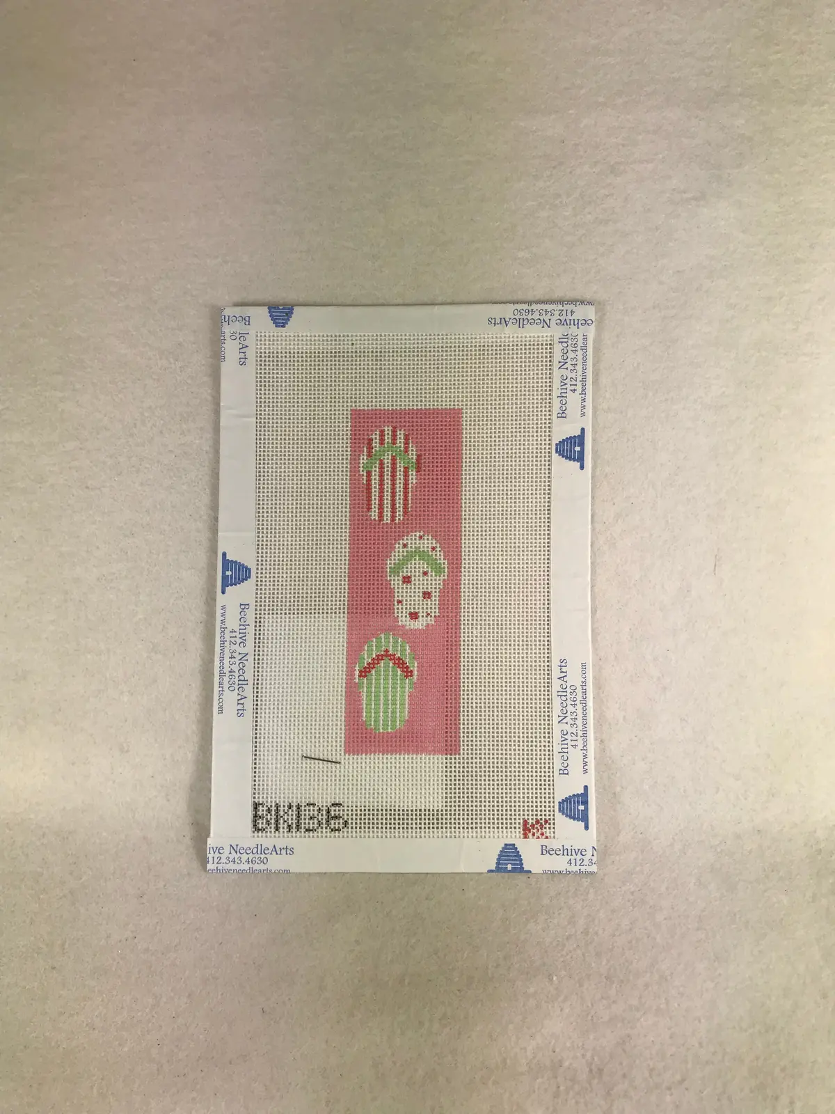 Kathy Schenkel Bk136 Pink Flip Flop Bookmark 1