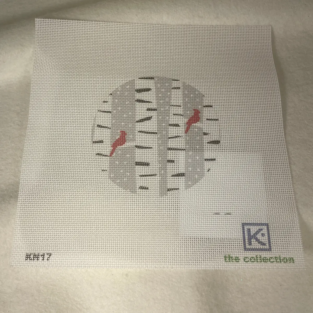 * The Collection Designs Kn17 Birch Trees Ornament 1