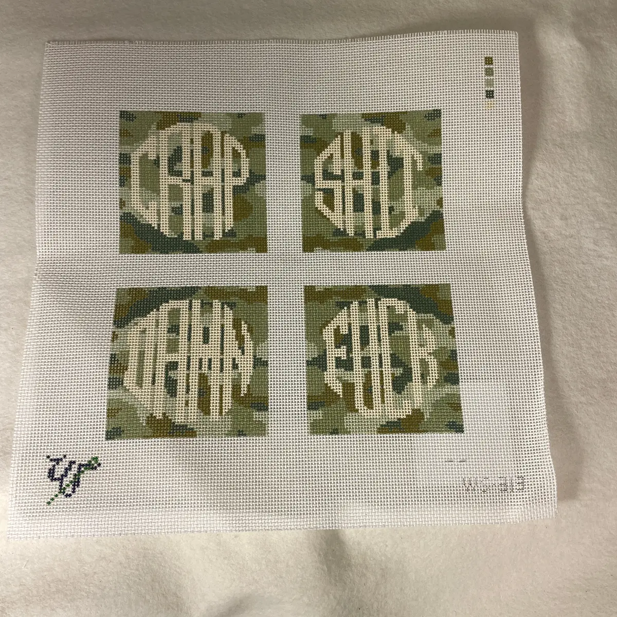 * Wipstitch 313 Camo Dirty Coasters 1