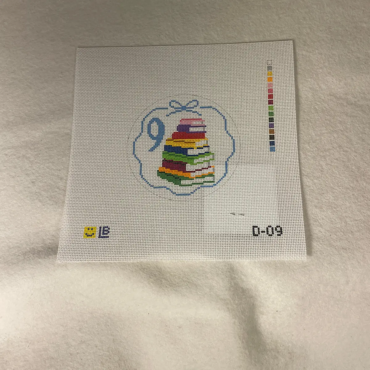 * Lauren Bloch  D09- 12 Days Of Needlepoint- Nine Stitch Books 1