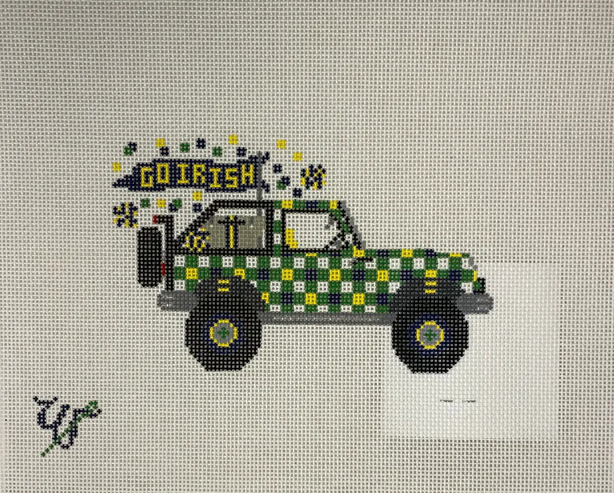 * Wipstitch Needleworks Ws115 Notre Dame Jeep 1