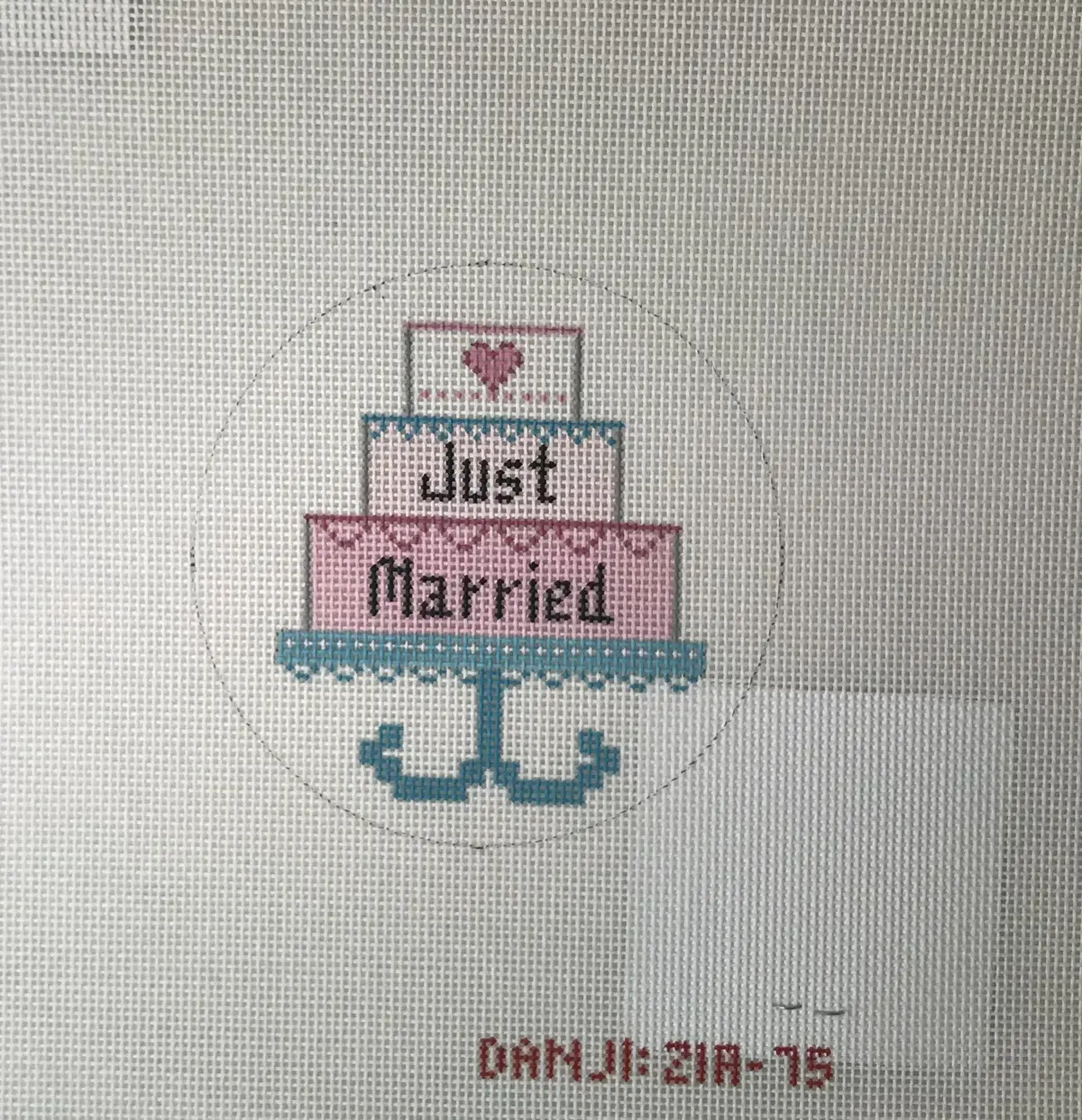 * Danji Designs Zia-75 Just Married Cake Ornament 1