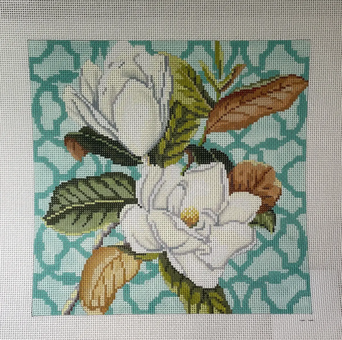 Kirk And Bradley Kb1361 Trellis Square- Magnolia 1