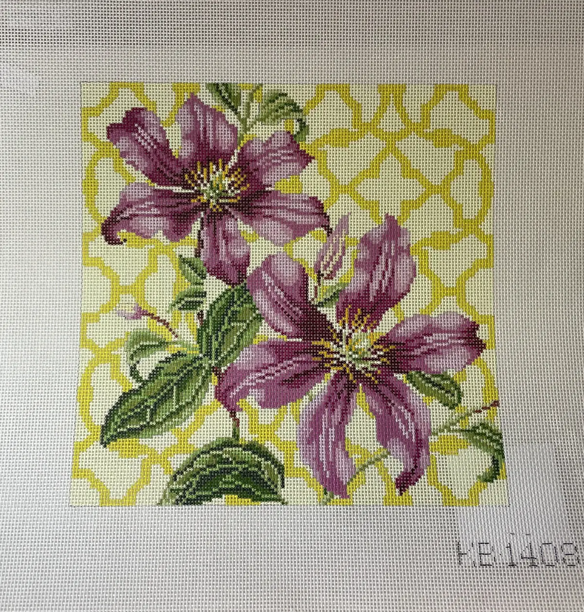 * Kirk And Bradley Kb1408 Trellis Square- Clematis 1