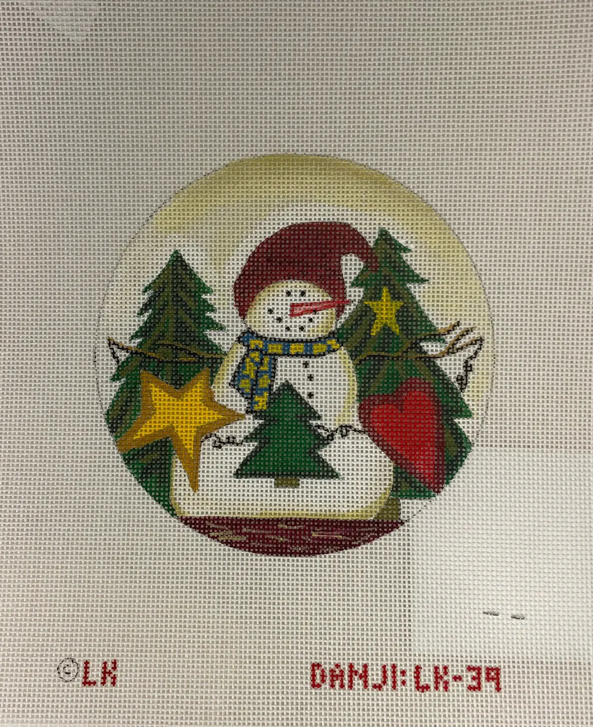 * Danji Designs Lk39 Snowman Happy Holidays 1