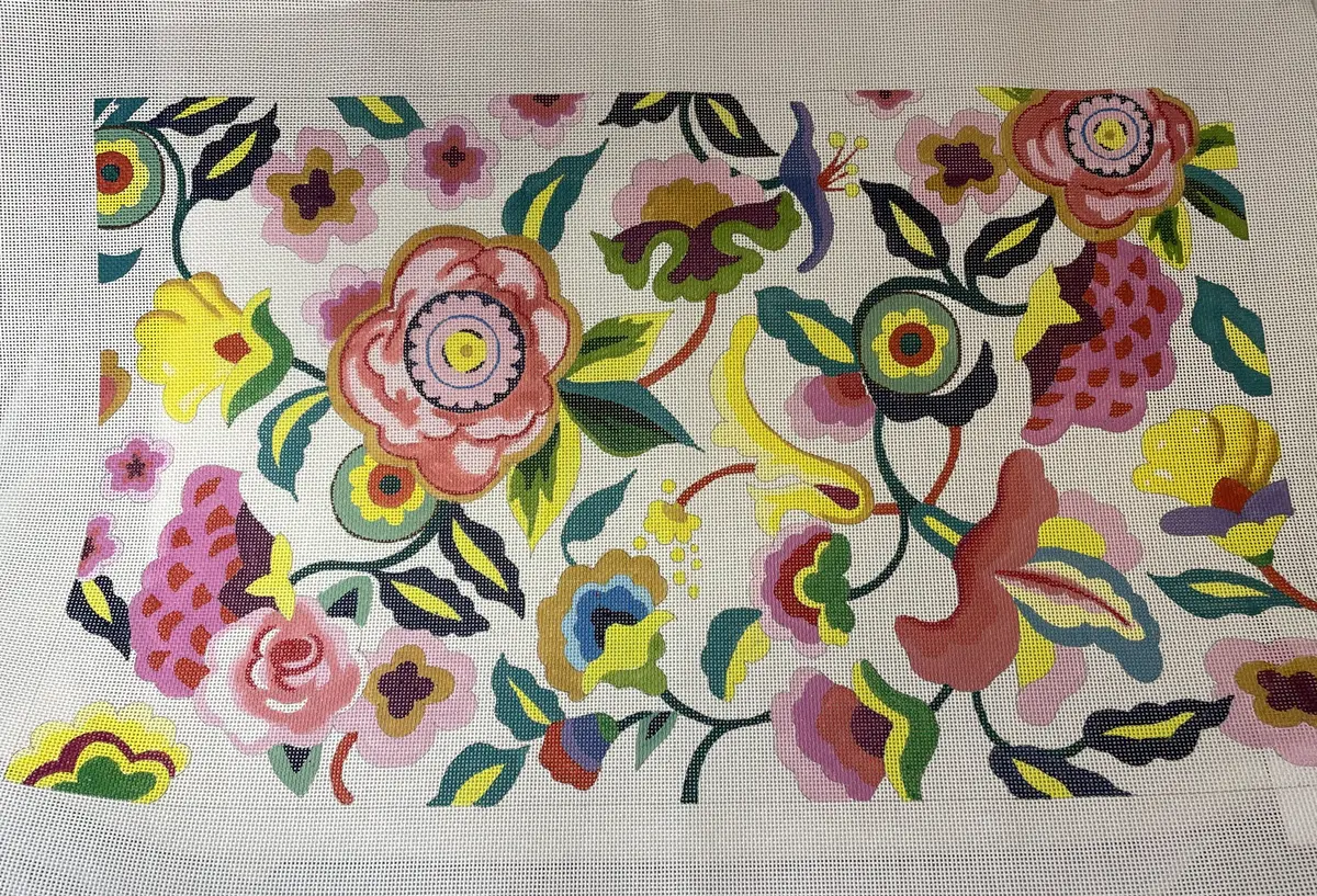 * Colors Of Praise Mc701 Large White Floral Panel 1