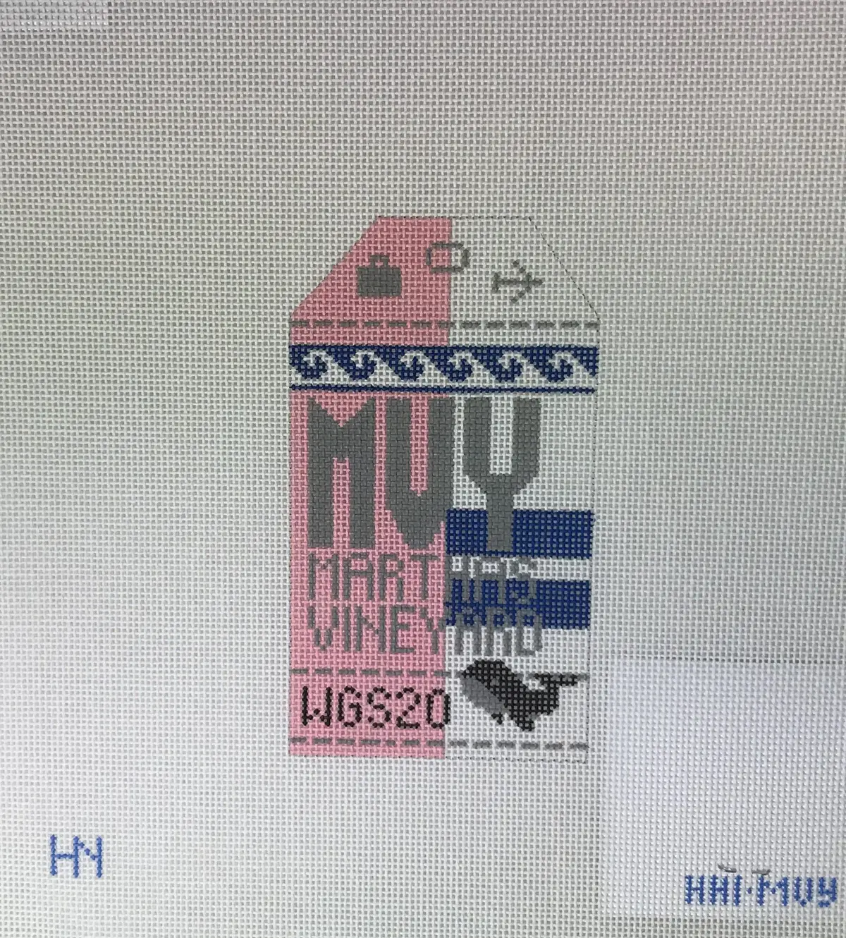 * Hedgehog Needlepoint Hh1 Mva Martha's Vineyard 1