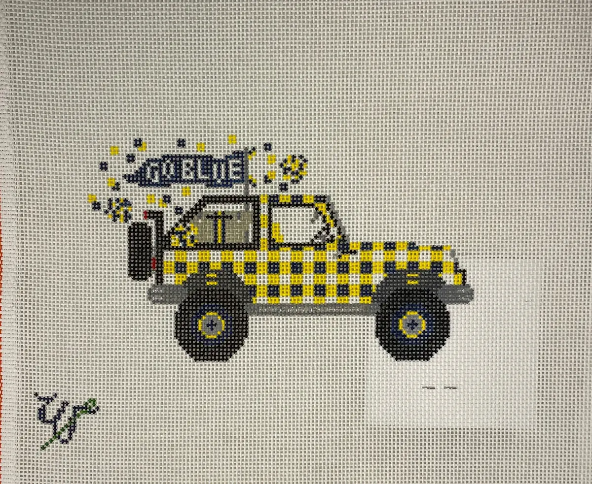 * Wipstitch Needleworks Ws112w Michigan Jeep 1
