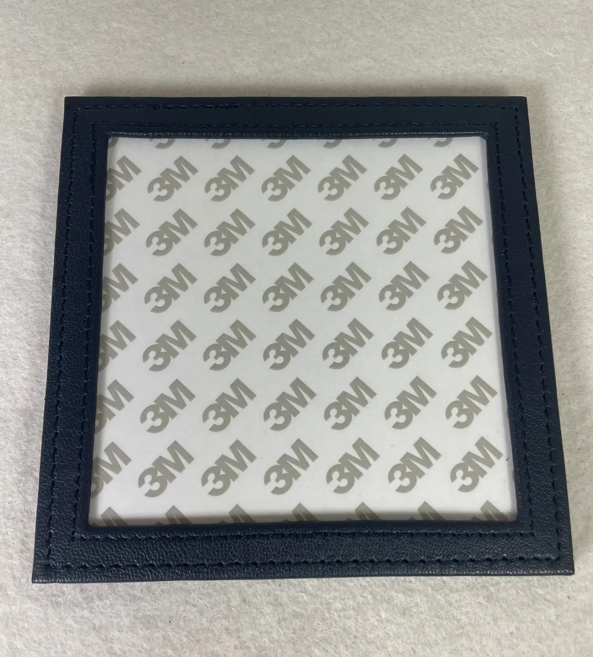 *Planet Earth Leather Coaster- Navy 1