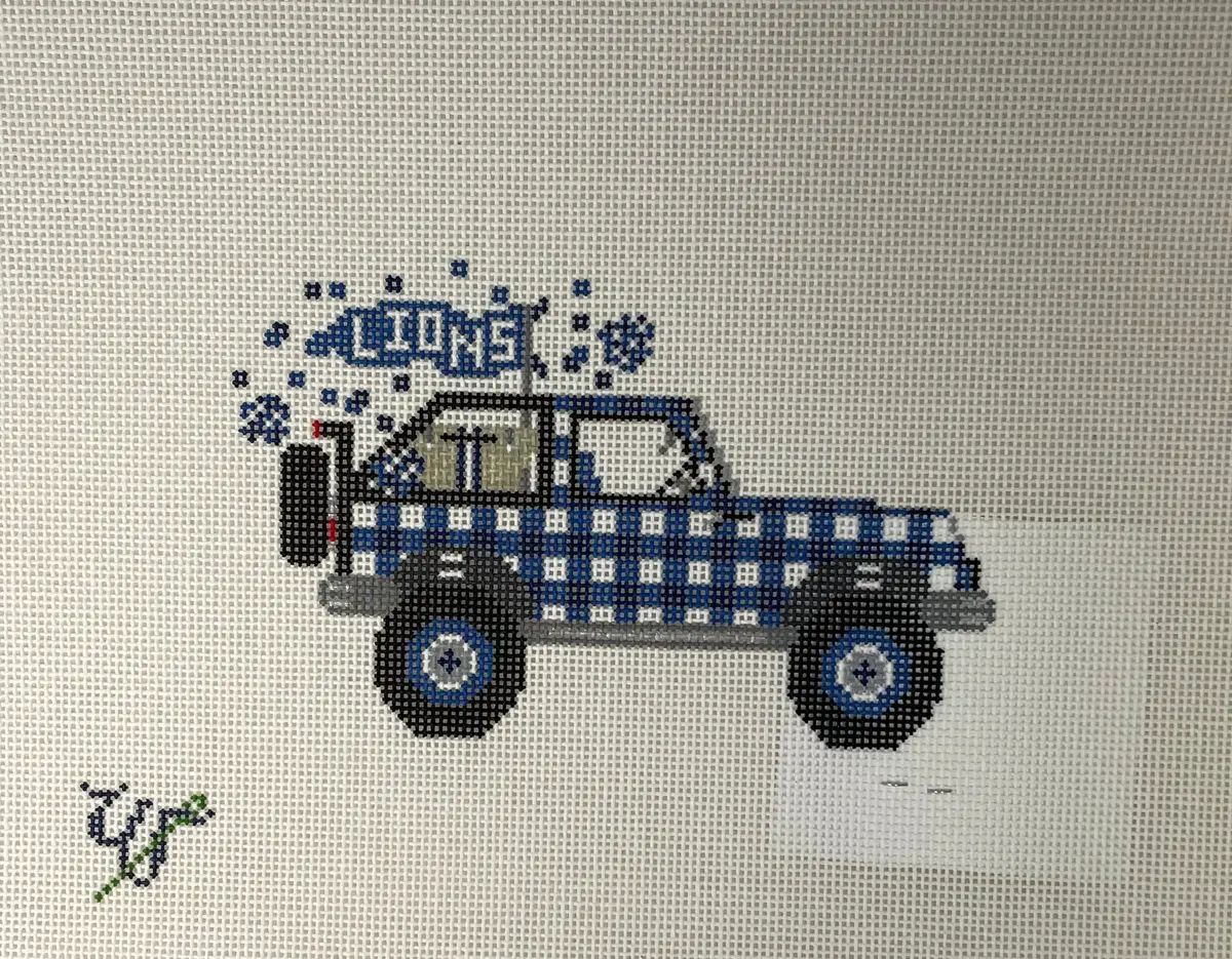* Wipstitch Needleworks Ws112 Penn State Jeep 1