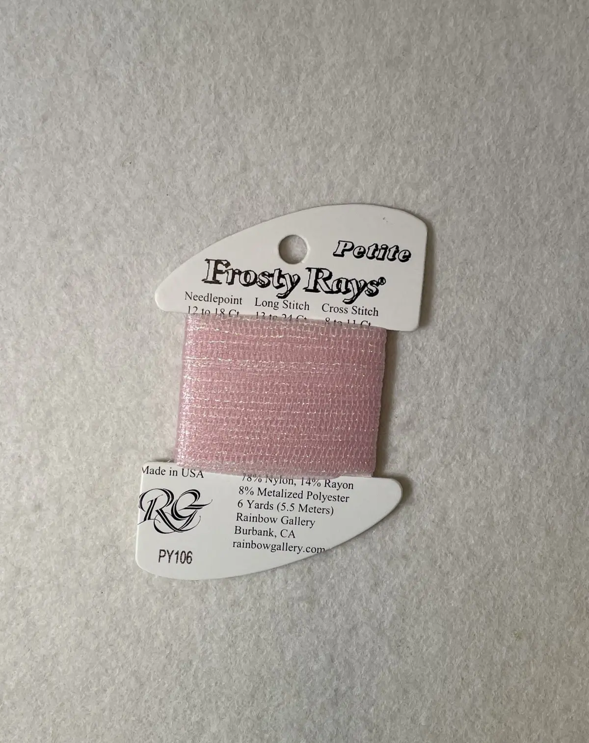 Petite Frosty Rays Py106 Pale Pink Pearl 1