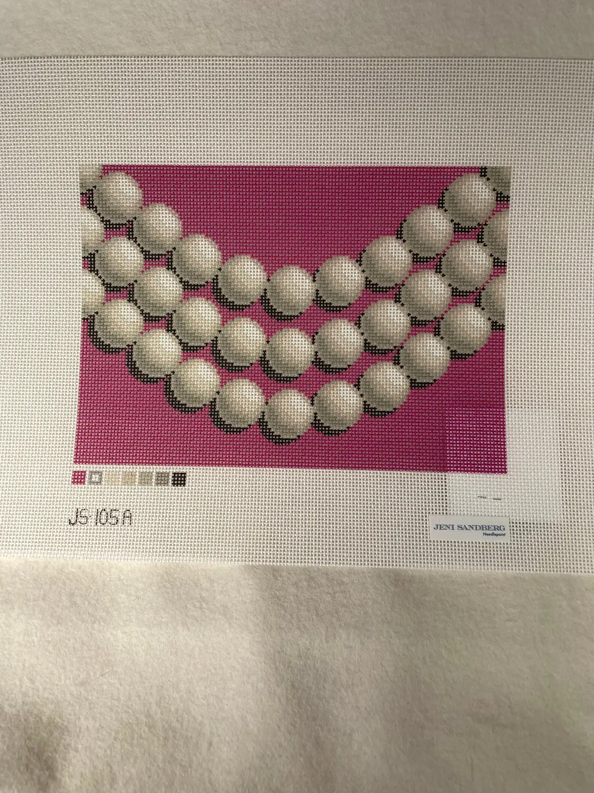 * Jeni Sandberg Js105a Pearl Clutch- Pink 1