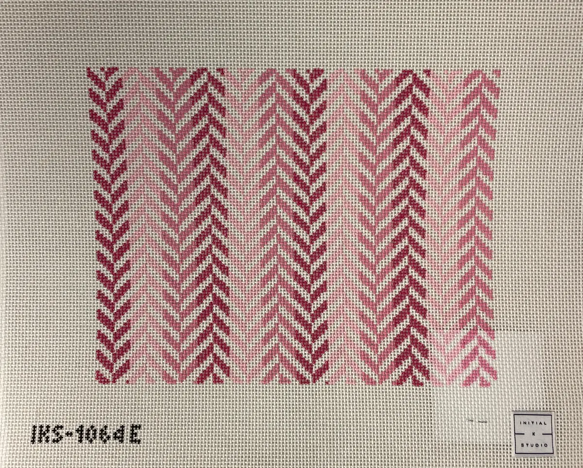 * Initial K Studio 1064E Herringbone- Pink 1
