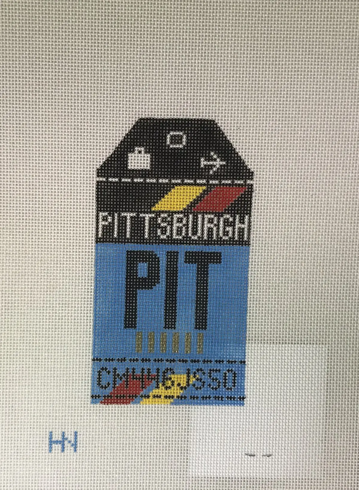 *Hedgehog Needlepoint Hh1 Pit Pittsburgh 1