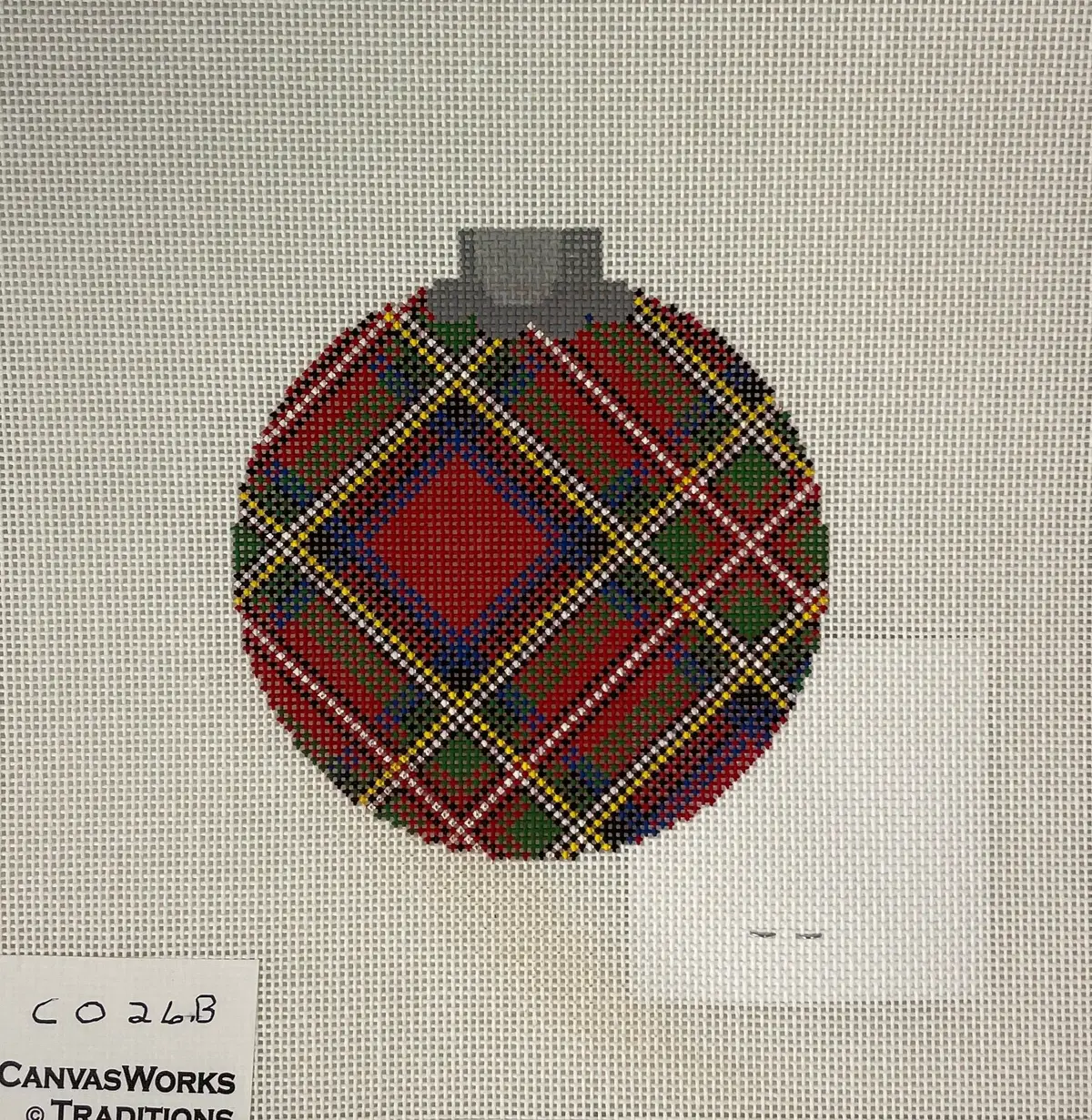 * Canvasworks Traditions Co26b Royal Stewart Ornament 1