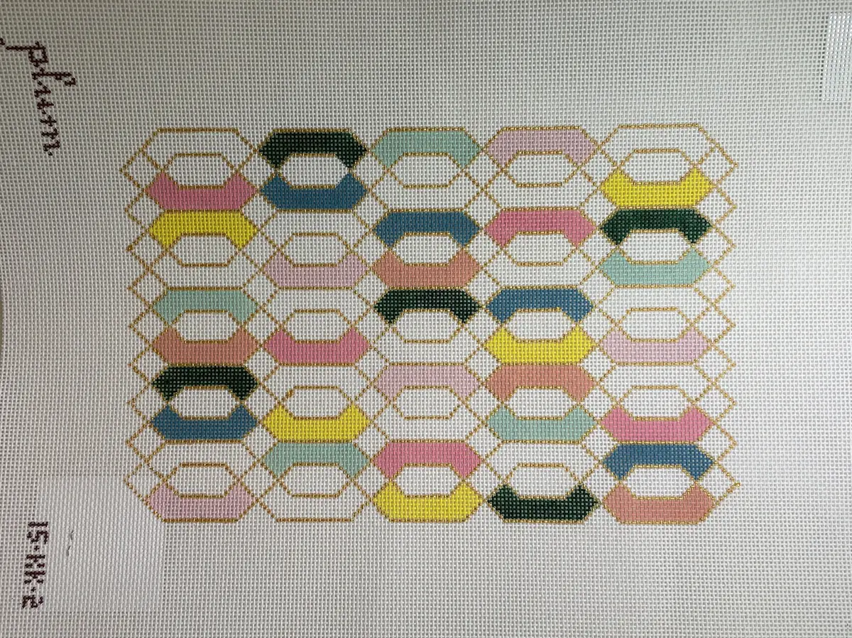 The Plum Stitchery 15Kk-2 Interlocking Diamonds 1