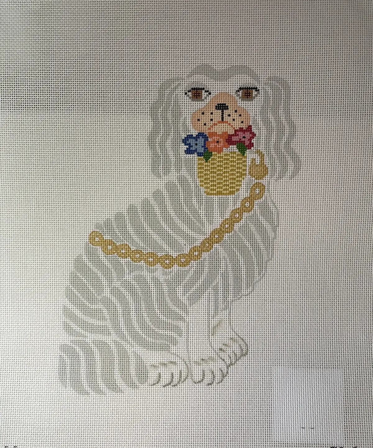 Plum Stitchery Tsg52r The Silver Fox- Rt Facing 1