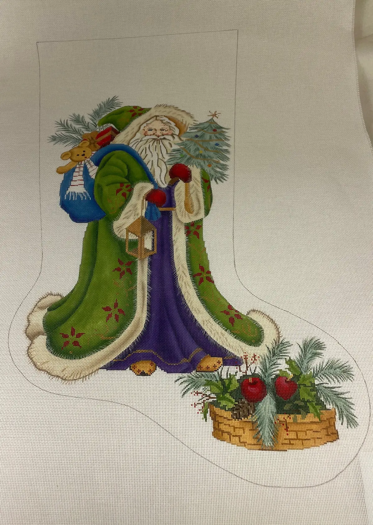 * Gayla Elliott Ge602 Pere Noel Stocking- 18M 1