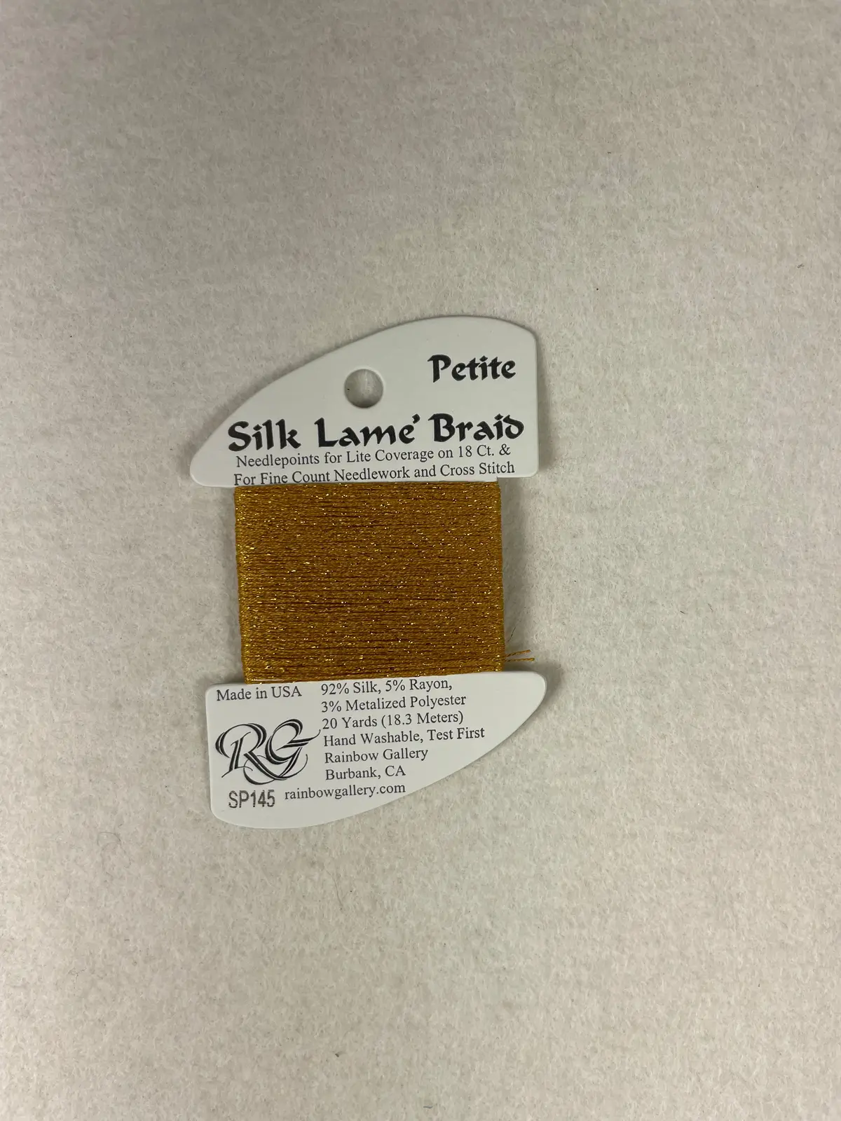 Petite Silk Lame Braid Sp145 Fool's Gold 1
