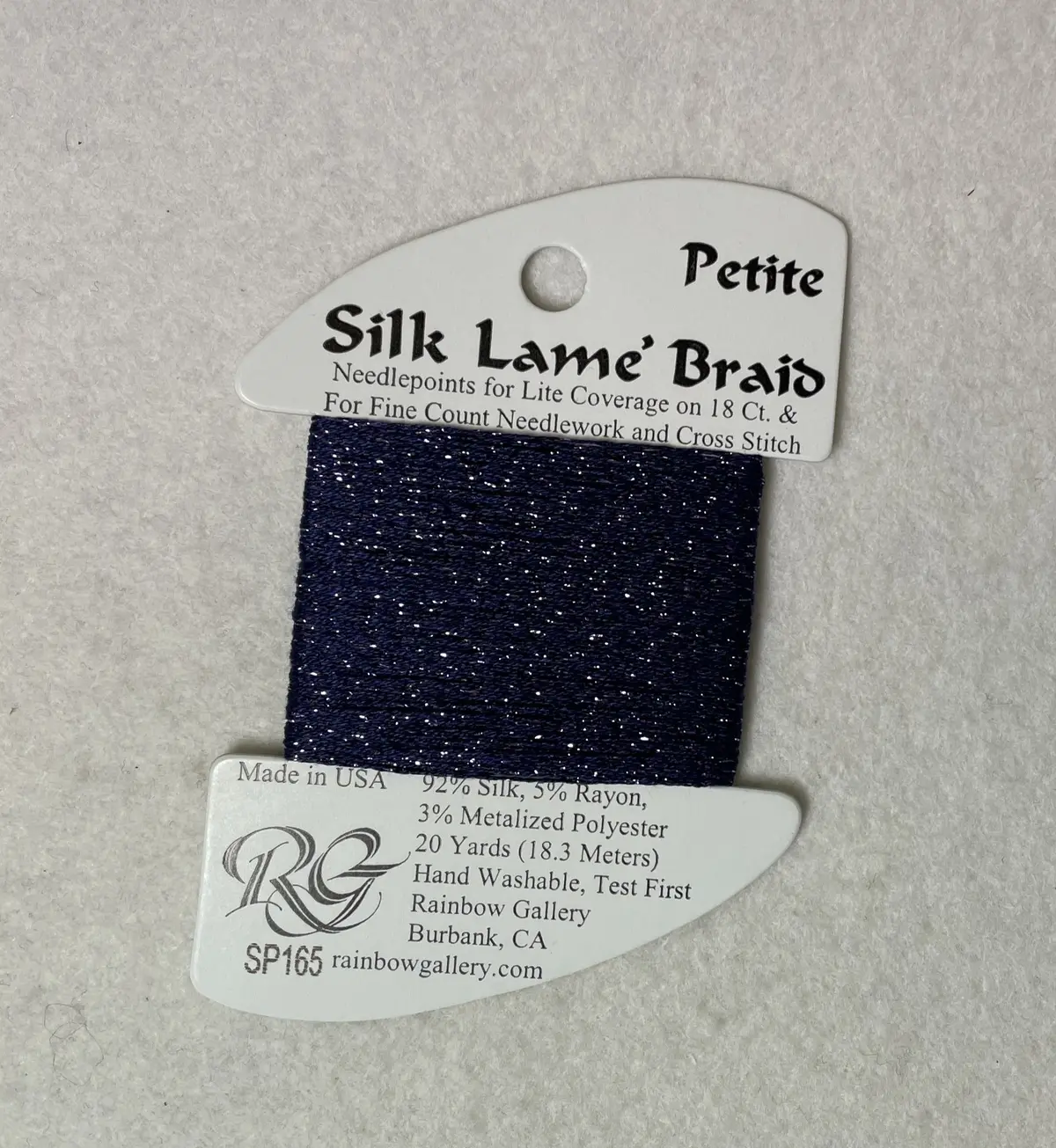 Petite Silk Lame Braid Sp165 Dark Wisteria 1