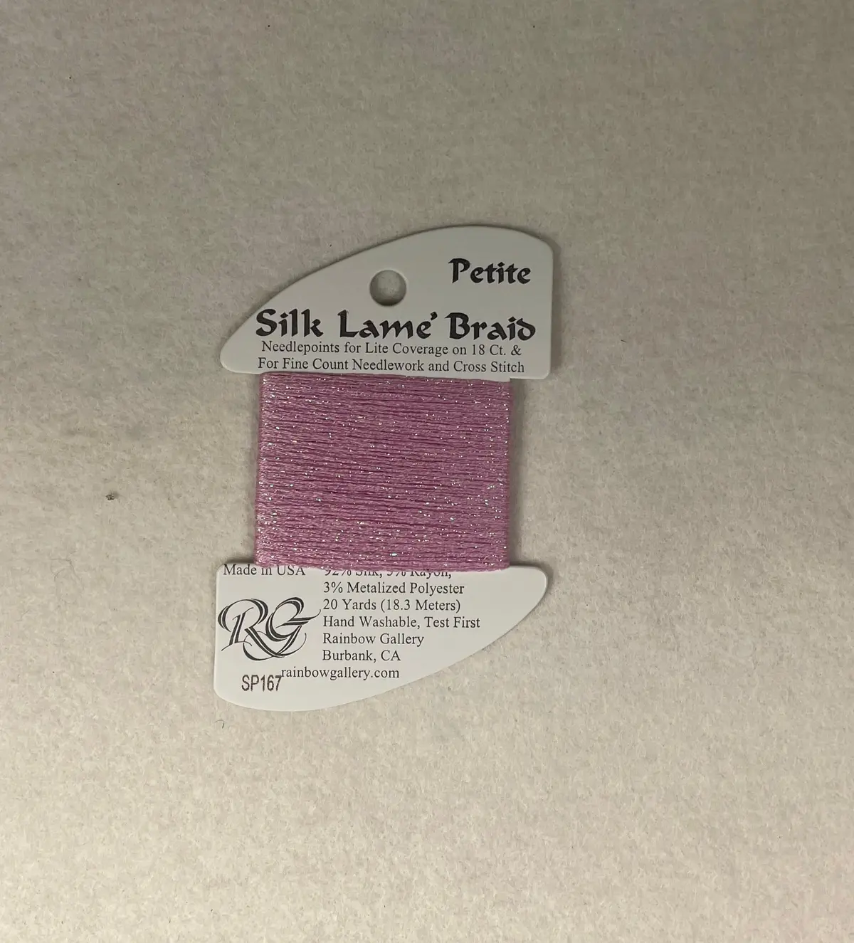 Petite Silk Lame Braid Sp167 Pink Lady 1