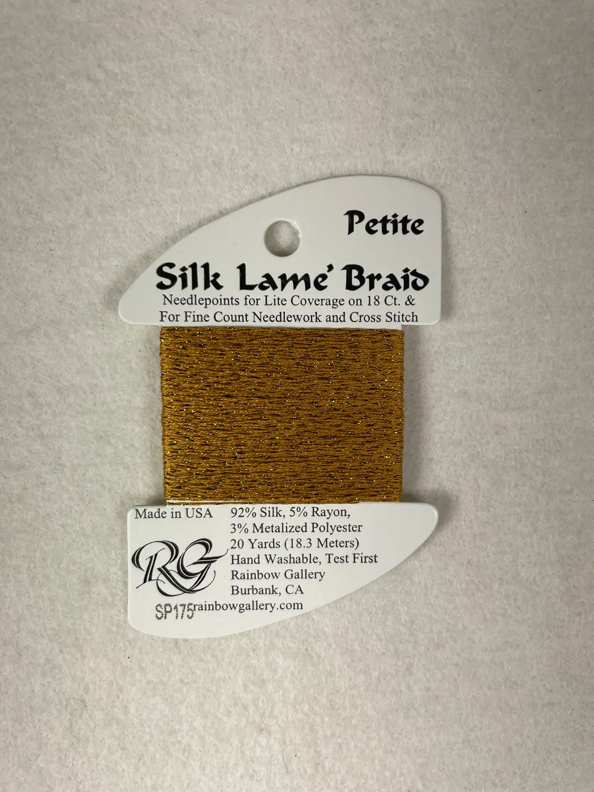 Petite Silk Lame Braid Sp175 Honey Gold 1