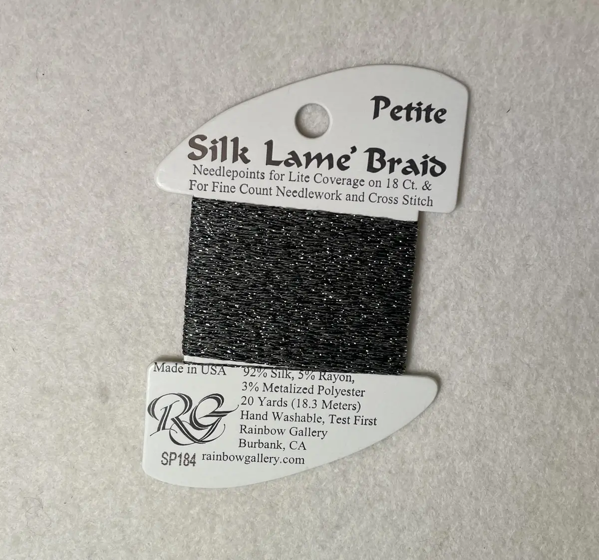 Petite Silk Lame Braid Sp184 Pavement 1