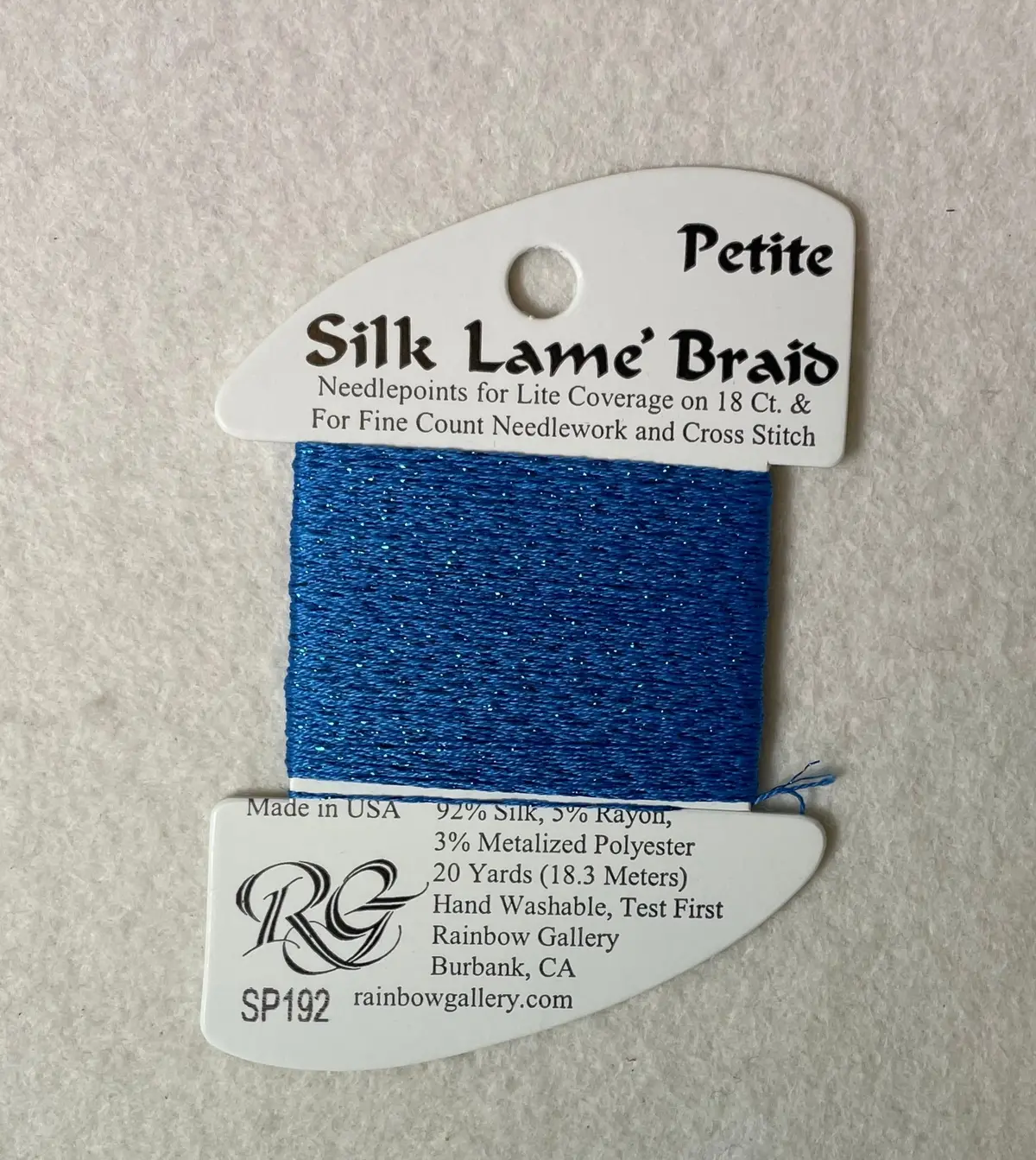 Petite Silk Lame Braid Sp192 Bluebird 1
