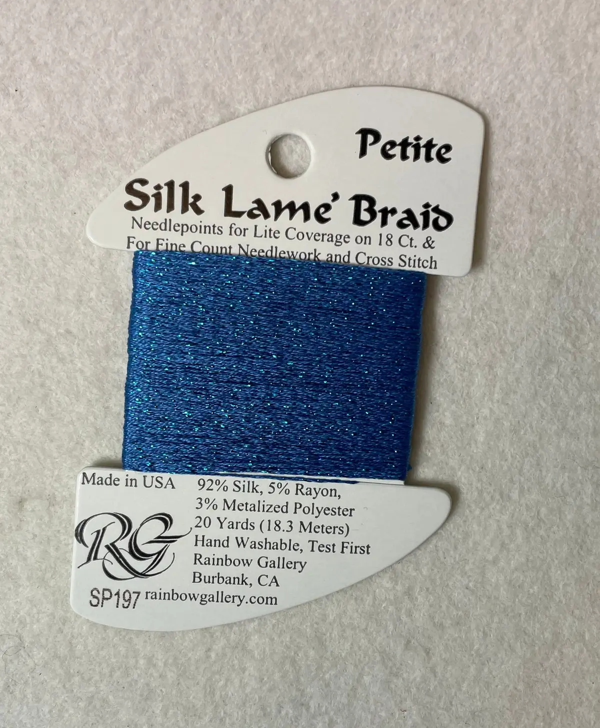 Petite Silk Lame Braid Sp197 Star Sapphire 1