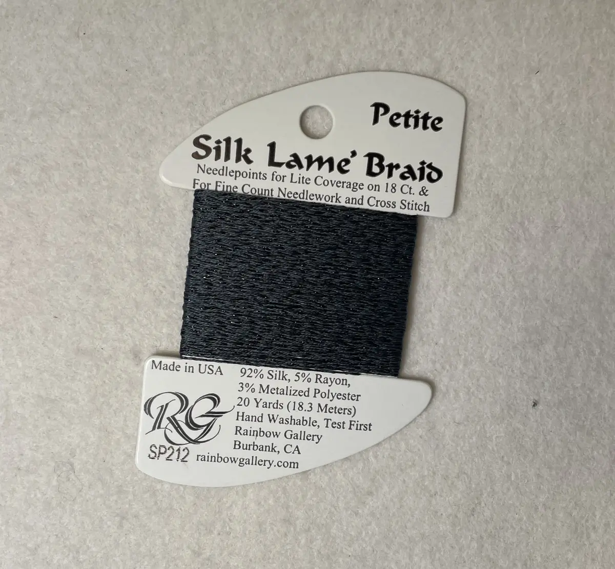 Petite Silk Lame Braid Sp212 Castlerock 1