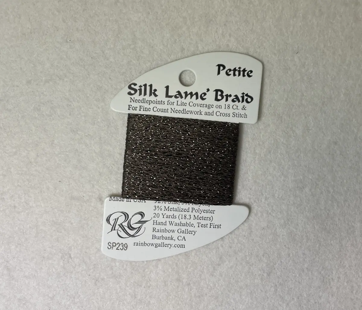 Petite Silk Lame Braid Sp239 Stony Fields 1