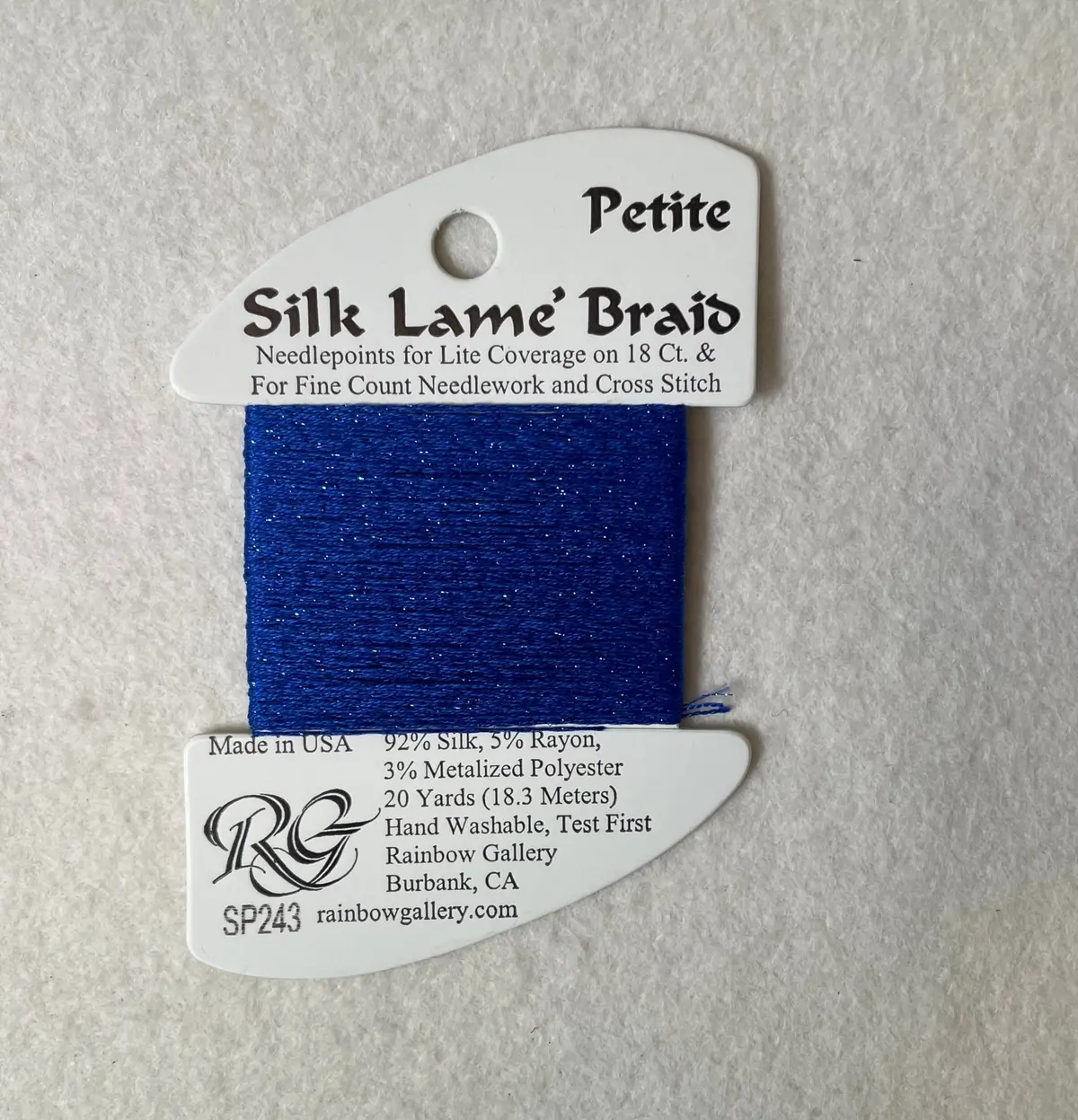 Petite Silk Lame Braid Sp243 Suddenly Sapphire 1