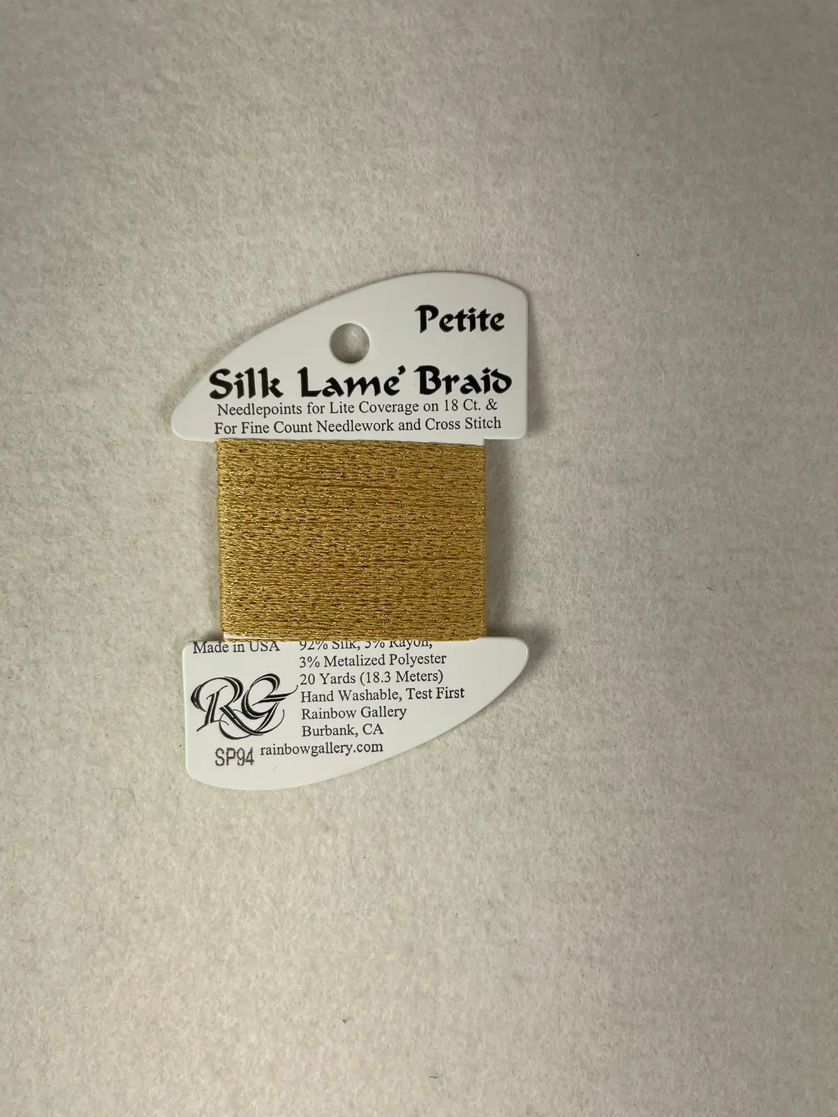 Petite Silk Lame Braid Sp94 True Gold 1
