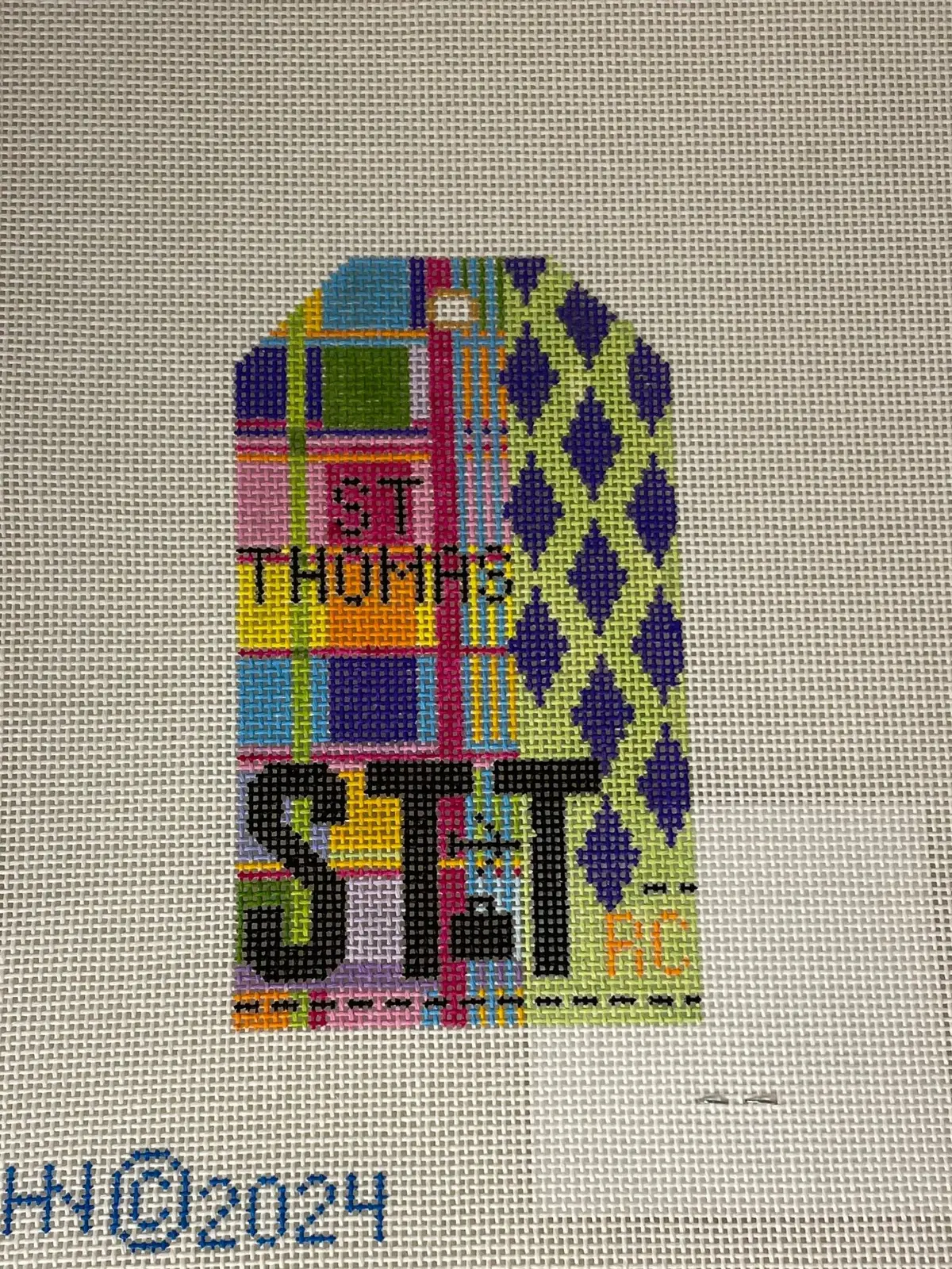 * Hedgehog Needlepoint St. Thomas 1