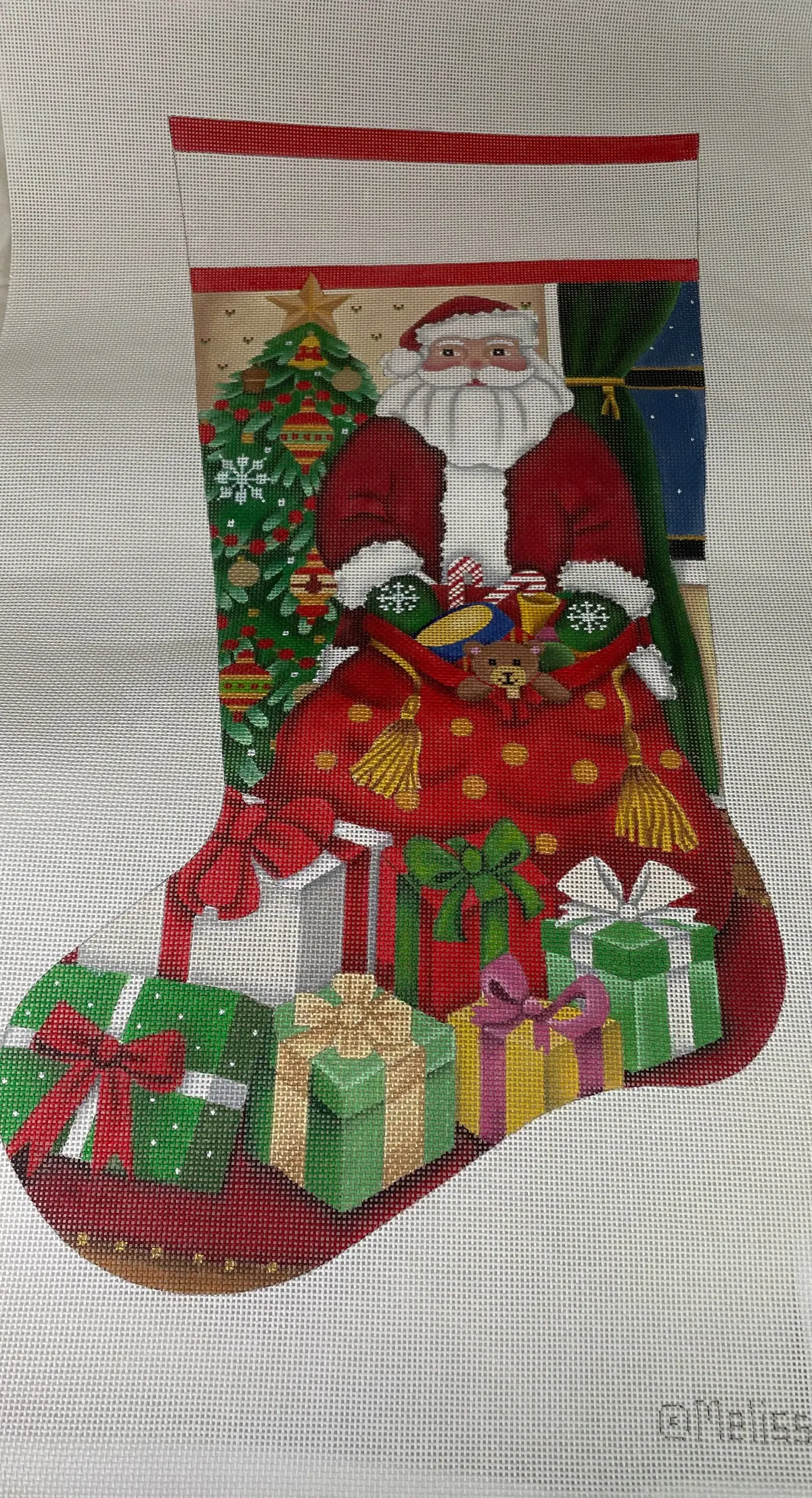 * Melissa Shirley 2292 Santa Clause And Toys Stocking- 13M 1