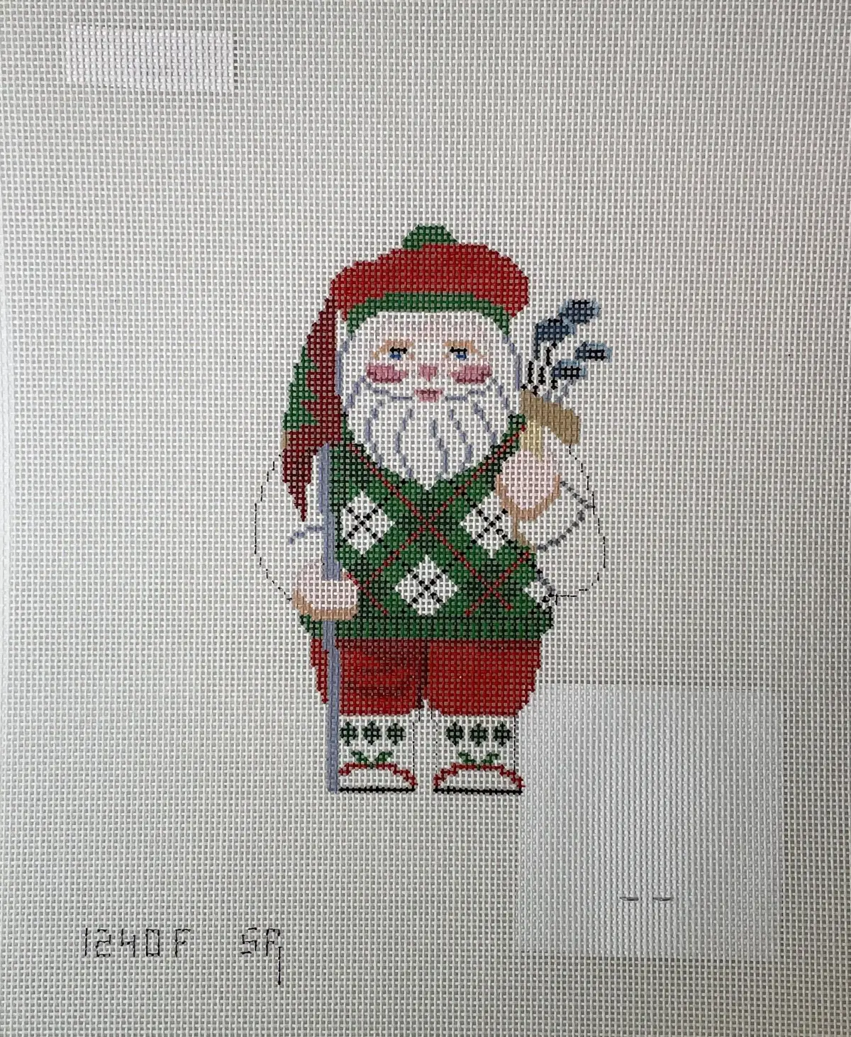 * Susan Roberts 1240F Golfing Santa 1