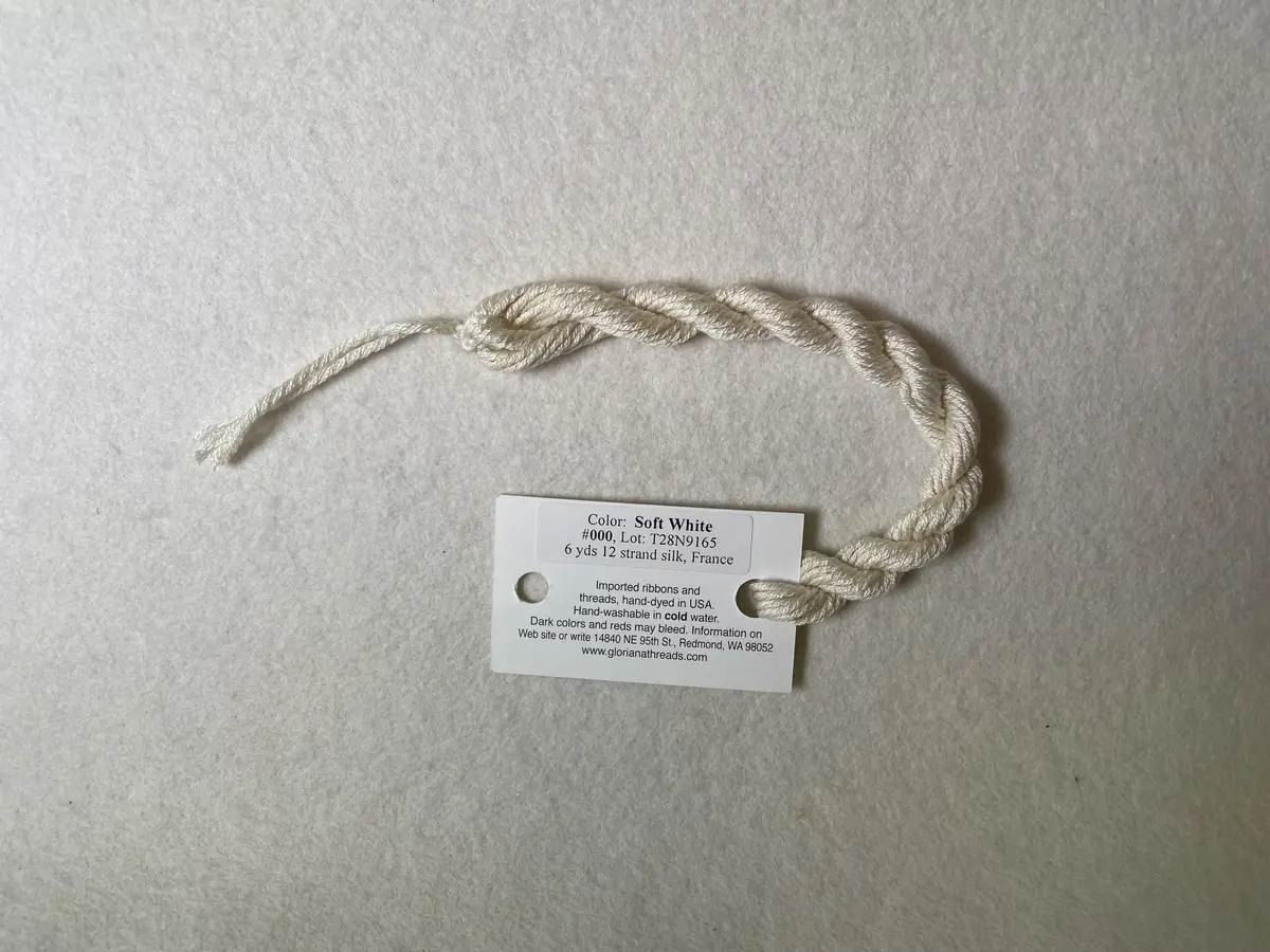 Gloriana Silk Floss 000 Soft White 1