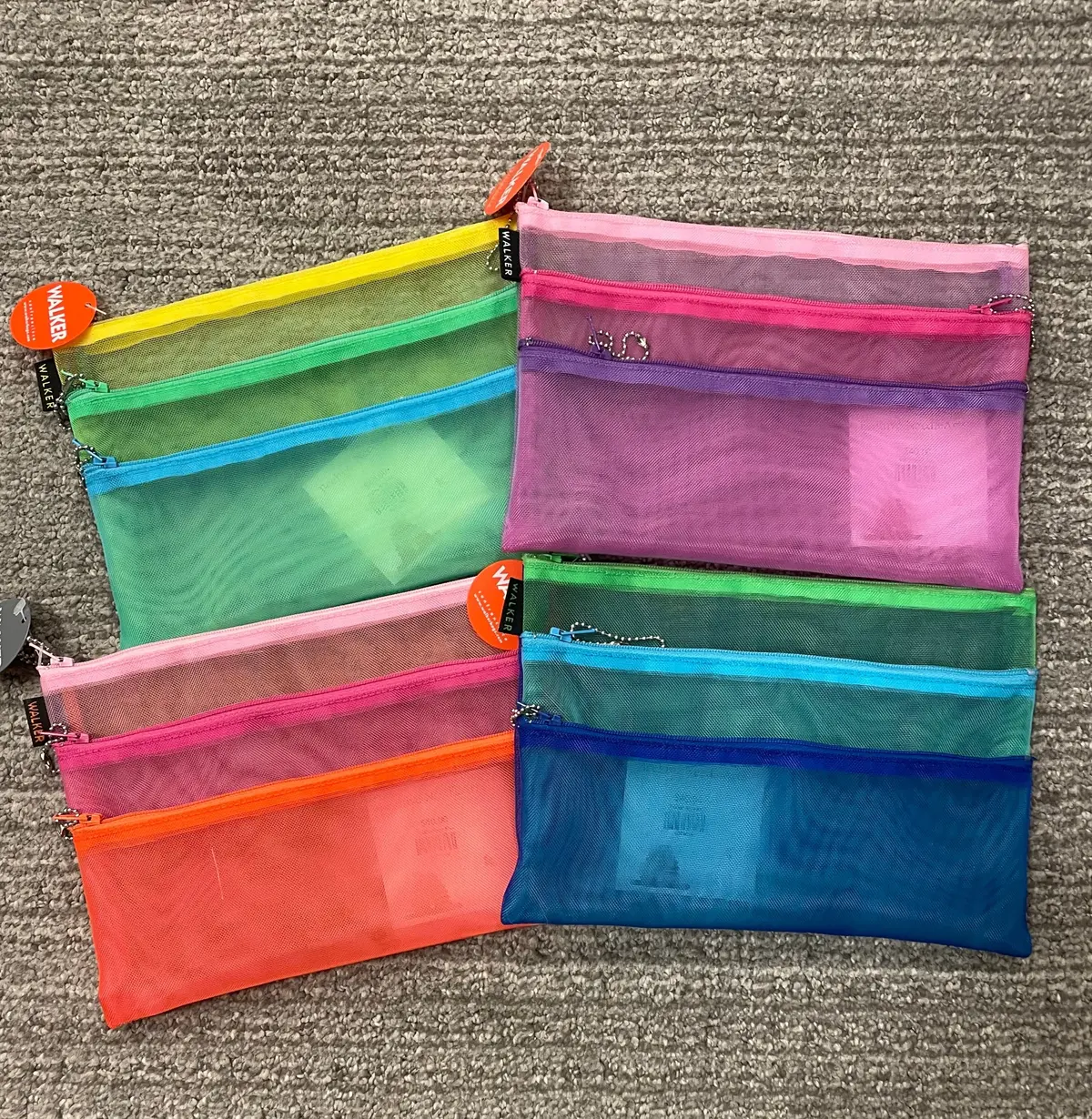 Walker Bags 6X9 Triple Zipper 1