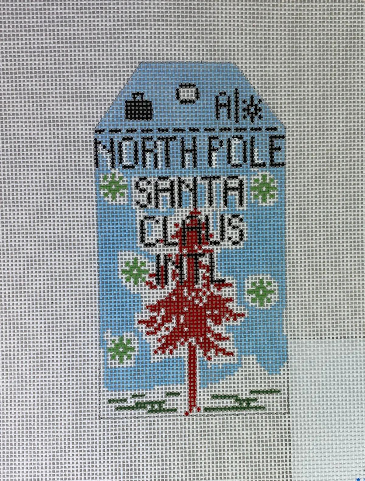 * Hedgehog Needlepoint Hh1np North Pole 1