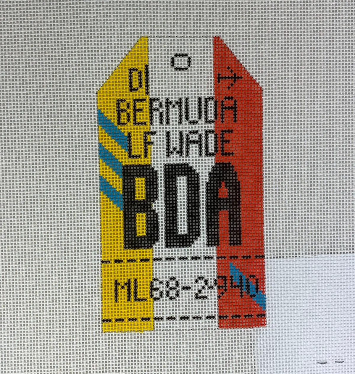 * Hedgehog Needlepoint Hh1bda Bermuda 1