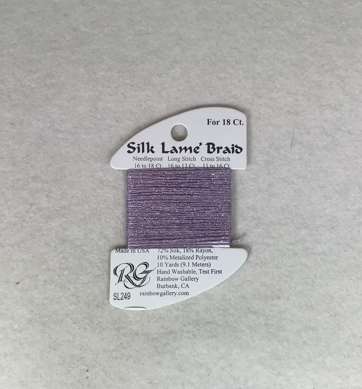 Silk Lame Braid Sl249 Pale Mauve 1