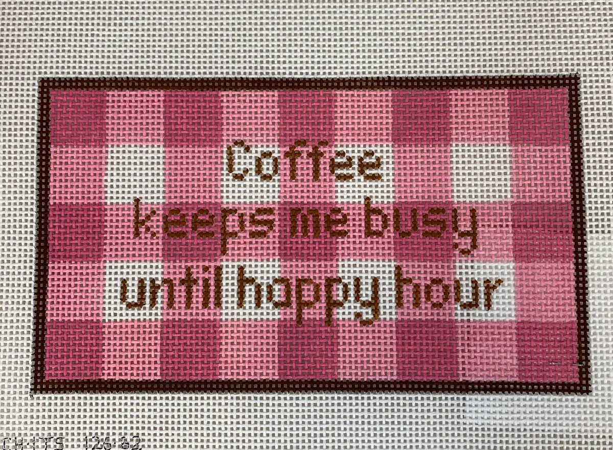 Stitch It's 126-62 Coffee Keeps Me Busy Until Happy Hour 1