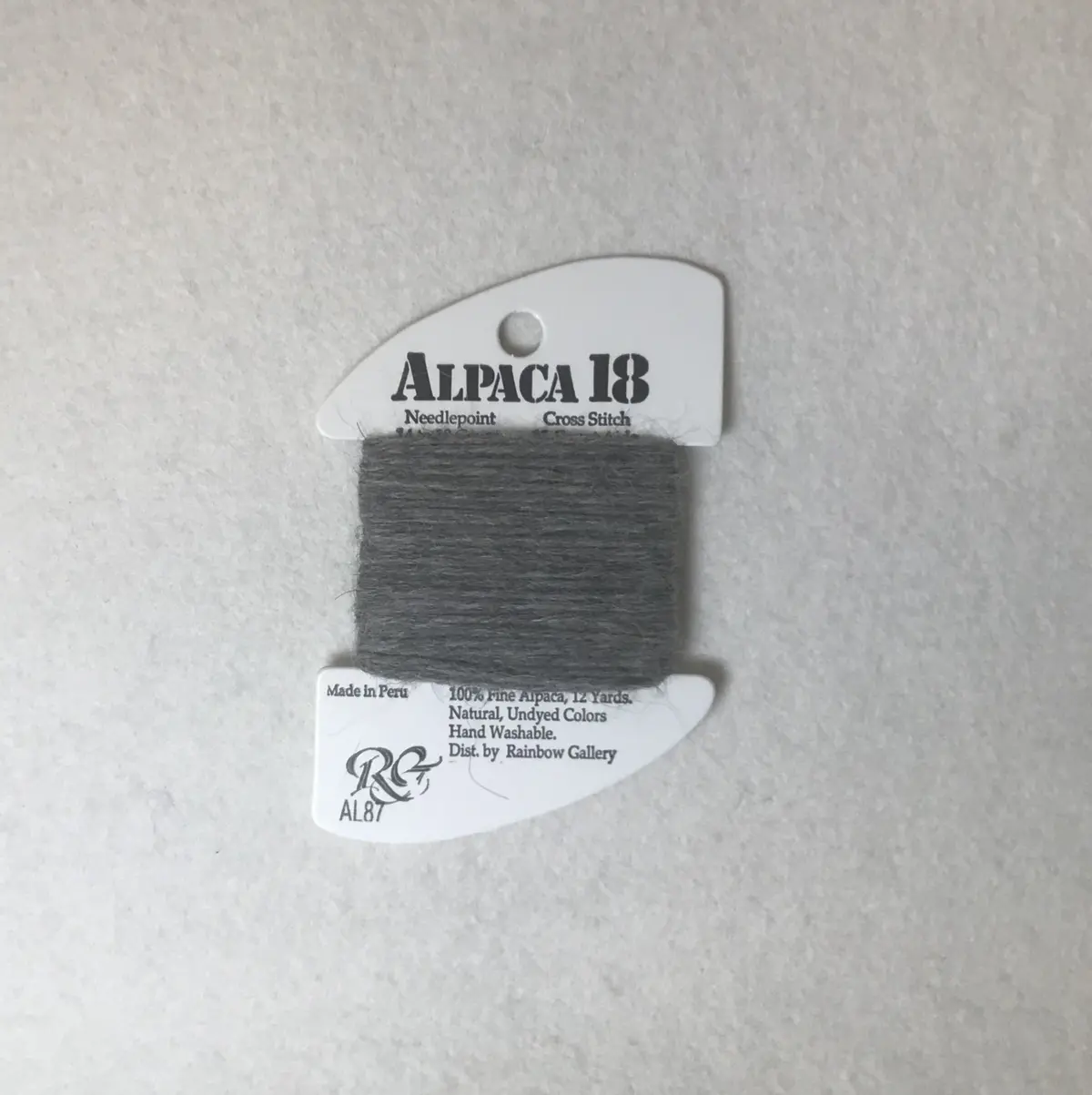 Alpaca 18 Al87 Heather Gray 1