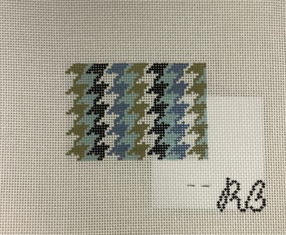 * Rachel Barri Midnight Petit Chien Houndstooth Mini Insert 1