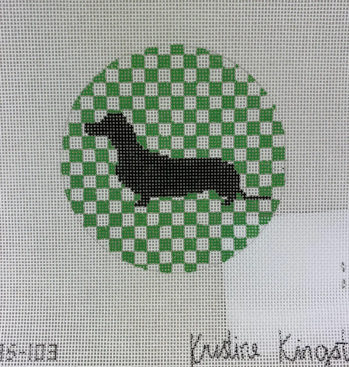Kristine Kingston Designs Kknoas-103 Dachshund On Grass Green 1
