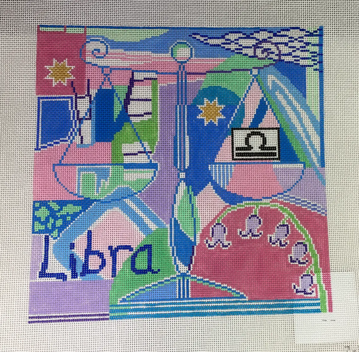 Doolittle Stitchery Z109 Libra Square 1
