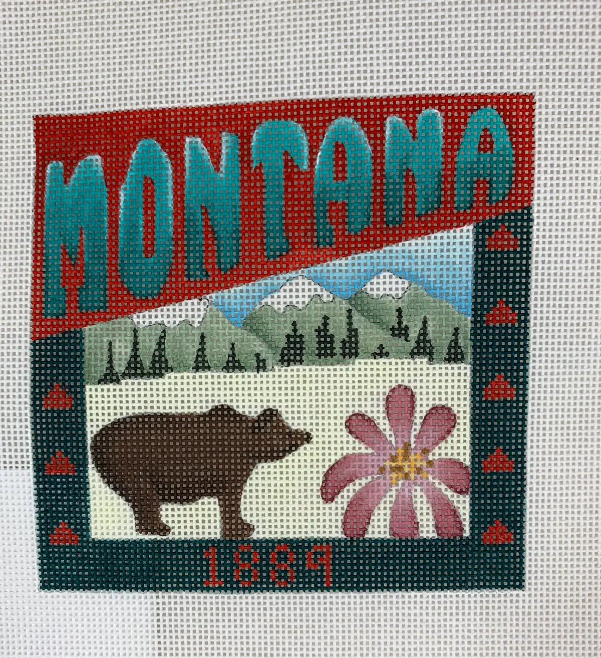 * Denise Derusha Designs Dd-328 Montana Postcard 1
