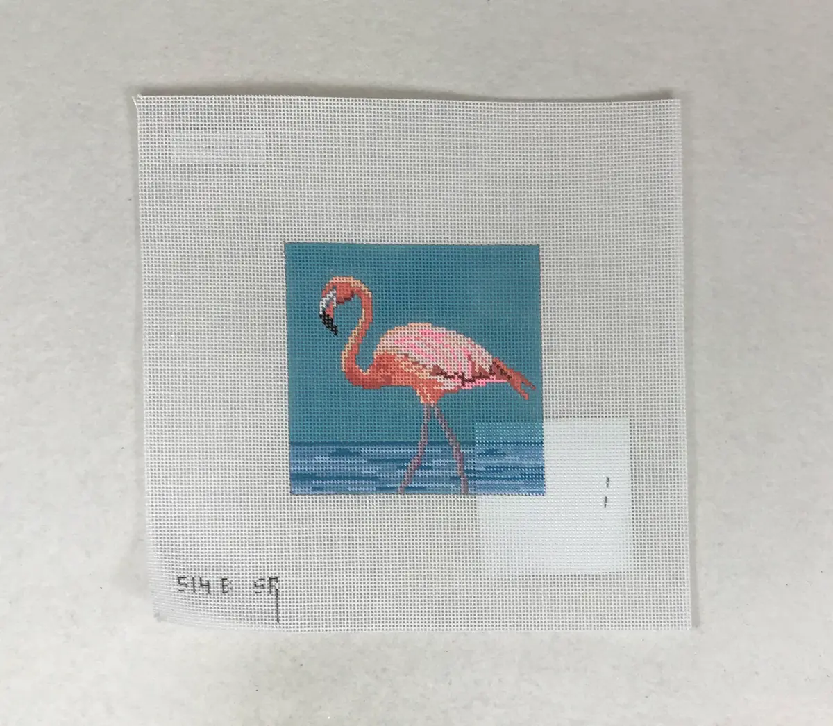 Susan Roberts Needlepoint Designs 514B Flamingo Coasters 1